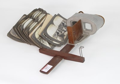 Lot 507 - A late 19th/early 20th century stereoscopic...