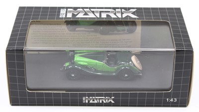 Lot 2131 - A Matrix 1/43 scale limited edition model of a...