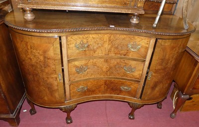 Lot 1388 - A 1930s walnut, figured walnut and further...