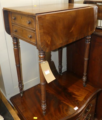 Lot 1417 - An early 19th century mahogany and crossbanded...