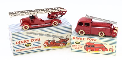 Lot 1307 - French Dinky Toys group of 2 emergency models...