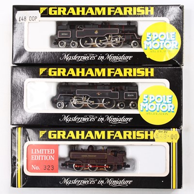 Lot 525 - Three N Gauge Graham Farish locomotives: one...