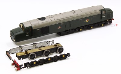 Lot 244 - White metal kit built 0 gauge diesel electric...