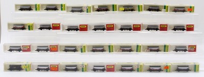 Lot 536 - 28 Minitrix N Gauge HAA hopper wagons...