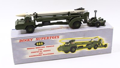 Lot 1295 - Dinky Toys, 666 Missile Erector Vehicle and...