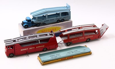 Lot 1347 - Dinky Toys car transporter models to include,...