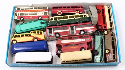 Lot 1369 - A Dinky Toys group of 14 loose and playworn...