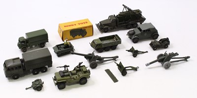 Lot 1298 - A Dinky Toys group of 10+ loose and playworn...