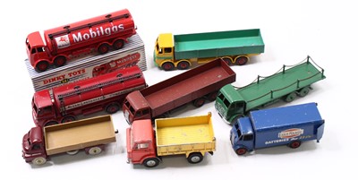 Lot 1377 - A Dinky Toys group of eight loose and playworn...