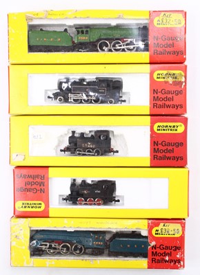 Lot 556 - Five N Gauge locomotives, including: one...