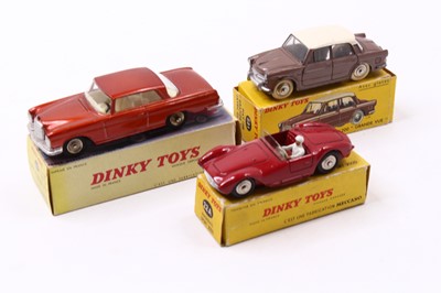 Lot 1319 - A French Dinky Toys group of three diecast...