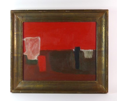 Lot 1247 - William Scott (British, 1913-1989) - Red Still...