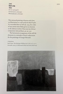 Lot 1247 - William Scott (British, 1913-1989) - Red Still...