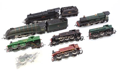 Lot 596 - 6 loose locomotives, mainly Hornby, in fair...