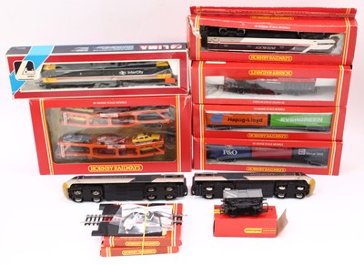 Lot 599 - One tray of boxed and loose Hornby and Lima...