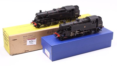 Lot 621 - 2x kit built 2-rail 00 gauge BR standard tank...