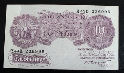 Lot 3161 - Great Britain, Bank of England mauve ten...