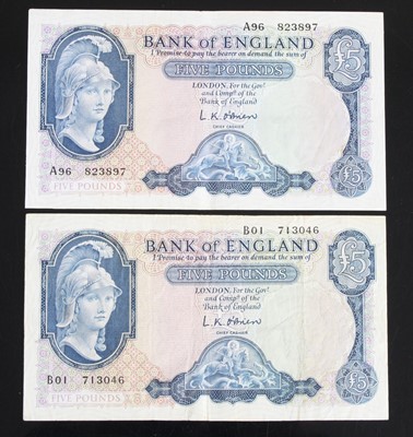 Lot 3165 - Great Britain, Bank of England five pounds...