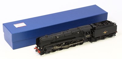 Lot 489 - A 00 gauge kit built 2-rail model of a 9F No....