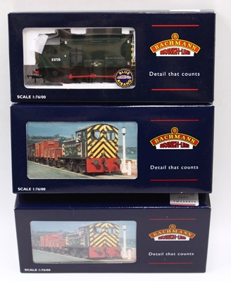 Lot 401 - Three Bachmann Branch-line 0-6-0 diesel...