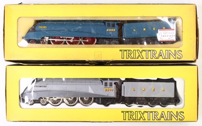 Lot 369 - 2x Trix trains 00 gauge A4 locos, to include,...