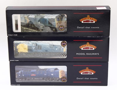 Lot 405 - Three Bachmann Branch-line diesel locos:...