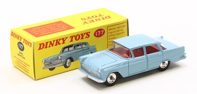 Lot 1103 - Dinky Toys, 177, Opel Kapitan, light blue body,...