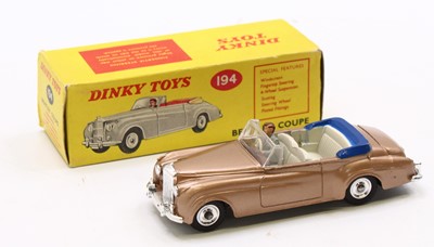 Lot 1101 - Dinky Toys No.194 Bentley Coupe, comprising...