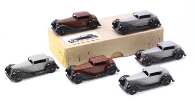 Lot 1364 - Dinky Toys Trade Box of 6x 36C Humber Vogue...