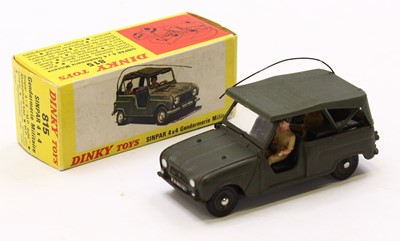 Lot 1319 - French Dinky, 815 Renault 4 Sinipar...