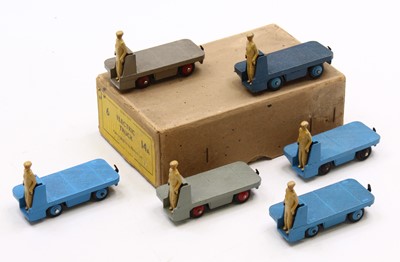 Lot 1369 - Dinky Toys, No.14F Trade Box of 6 Electric...