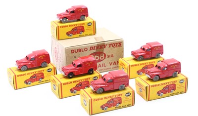 Lot 1378 - Dublo Dinky Toys, No.068 Trade Box of 6 Royal...