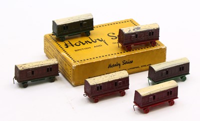 Lot 1374 - Dinky Toys, Pre War No.20B Trade Box of Guards...