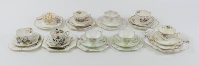 Lot 116 - A collection of Foley Charles Wileman floral...