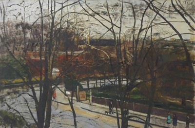 Lot 1242 - Carel Weight (1908-1997) - View from a window;...