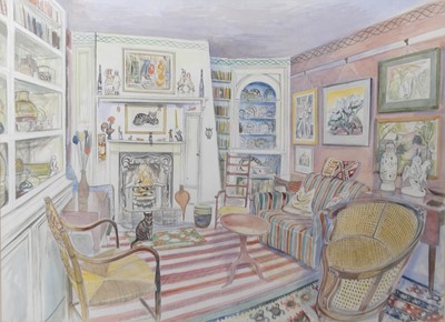 Lot 1228 - Richard Bawden (1936-2024) - Cat in the...