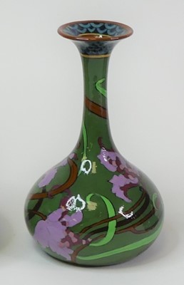 Lot 128 - A Foley Charles Wileman 'Intarsio' vase,...