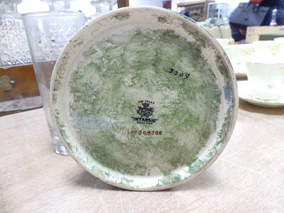 Lot 130 - A Foley Charles Wileman 'Intarsio' tobacco jar,...
