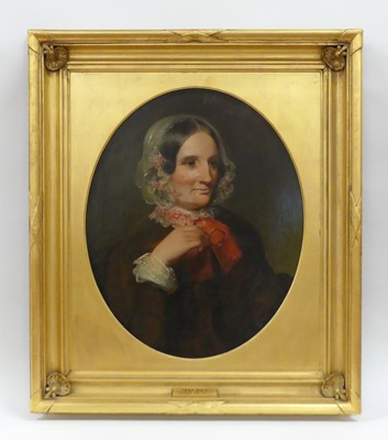 Lot 1202 - Mid-19th century English school - Half-length...