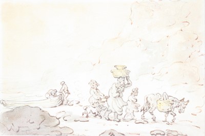 Lot 1192 - Thomas Rowlandson (1756-1827) - Fisherfolk...