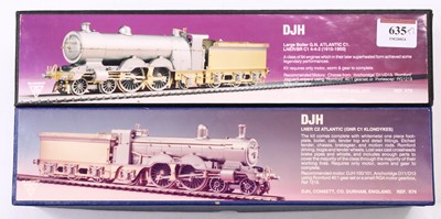 Lot 635 - Two DJH 00 gauge unmade kits for a C1 Atlantic,...