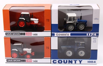 Lot 899 - Four various boxed David Brown and Ford...