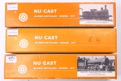 Lot 637 - 3 NU-Cast 00 gauge unbuilt kits are available....