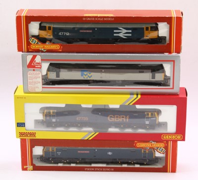 Lot 653 - 4x 00 gauge class 47 locos, to include: 1x...