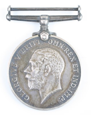 Lot 514 - A WW I British War medal, naming L. 14630 PTE....