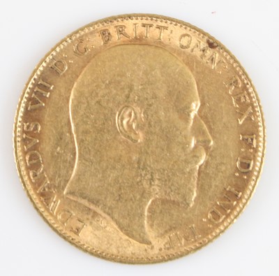 Lot 3135 - Great Britain, 1909 gold half sovereign,...