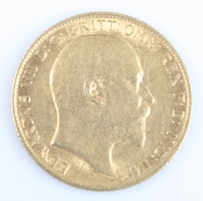 Lot 3224 - Great Britain, 1906 gold half sovereign,...