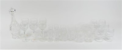 Lot 2083 - A suite of Waterford Colleen pattern crystal,...