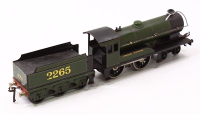 Lot 183 - An 0 gauge Bassett Lowke LNER green 12v DC 4-4-...