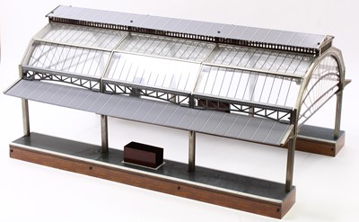 Lot 295 - ACE Trains Ltd assembled station canopy with...